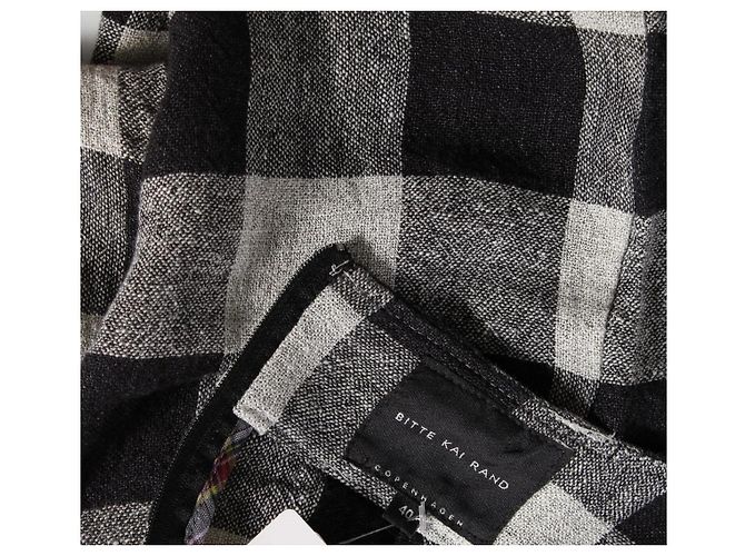 Bitte Kai Rand Gingham Hose Grau Schwarz - Ansicht 3