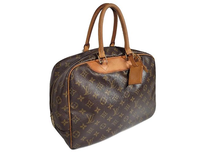 Borsa a mano Louis Vuitton Deauville Marrone Pelle - vista 2