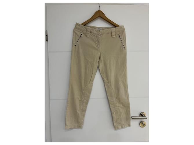 Pantalones Prada Beige de Algodón - vista 3