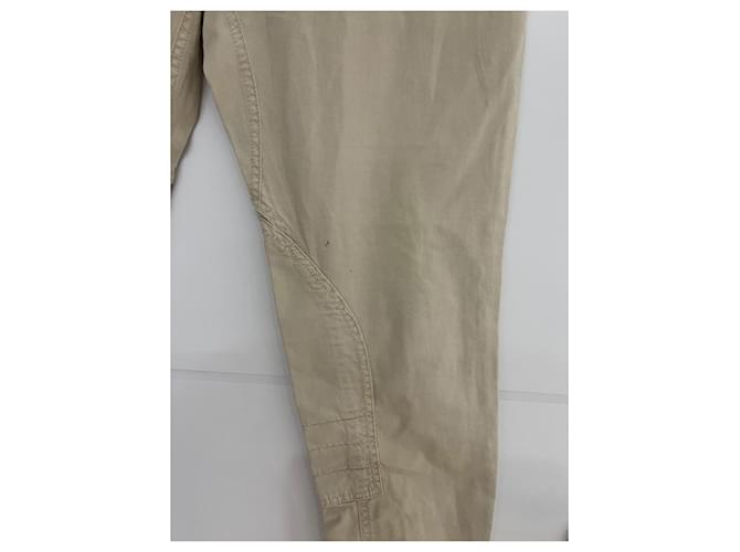 Pantalones Prada Beige de Algodón - vista 4