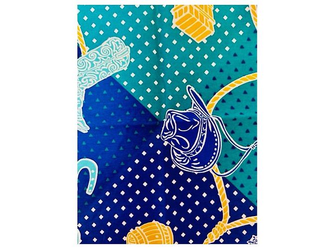 Hermès HERMES Paris : Carré / pañuelo de algodón 40X40cm Multicolor - vista 6