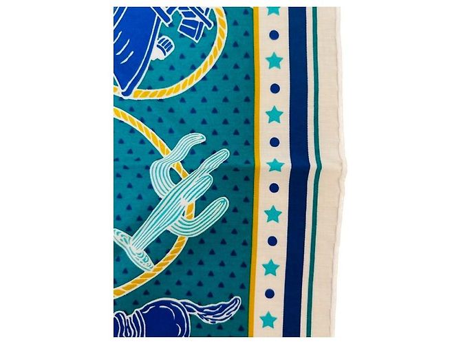 Hermès HERMES Paris : Carré / pañuelo de algodón 40X40cm Multicolor - vista 7