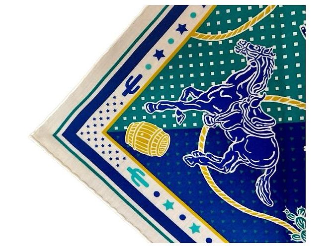 Hermès HERMES Paris : Carré / pañuelo de algodón 40X40cm Multicolor - vista 8