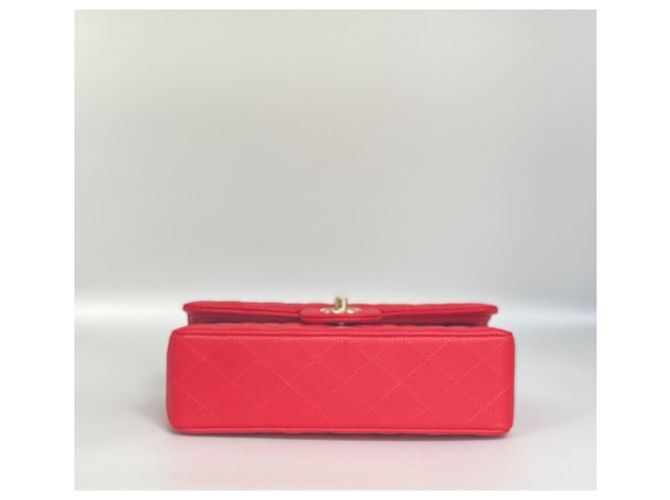 Timeless Borsa Chanel Classic Small in pelle caviar rossa Rosso - vista 10