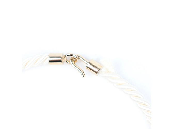 Collares CHANEL T.  Cuero Blanco - vista 4