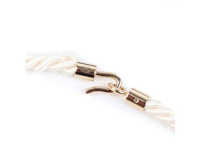 Collares CHANEL T.  Cuero Blanco - vista 5