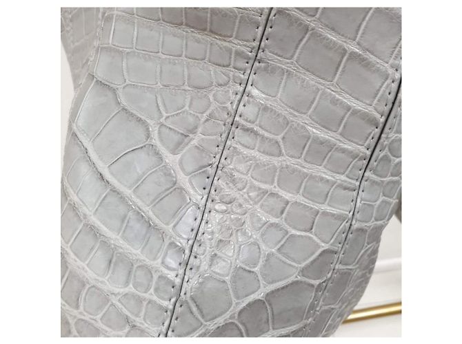 Zilli Chaqueta de piel de cocodrilo gris Zilly - vista 7