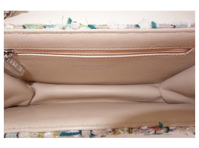 BORSA CHANEL CLASSICA IN TWEED Multicolore - vista 10