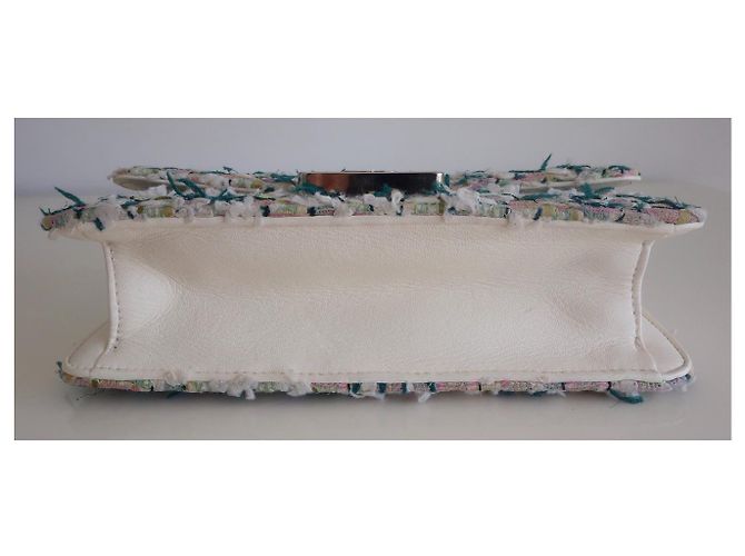 BORSA CHANEL CLASSICA IN TWEED Multicolore - vista 4