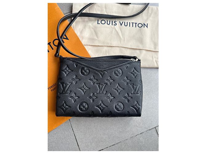 Pallas BB nera Louis Vuitton con tracolla Nero - vista 5