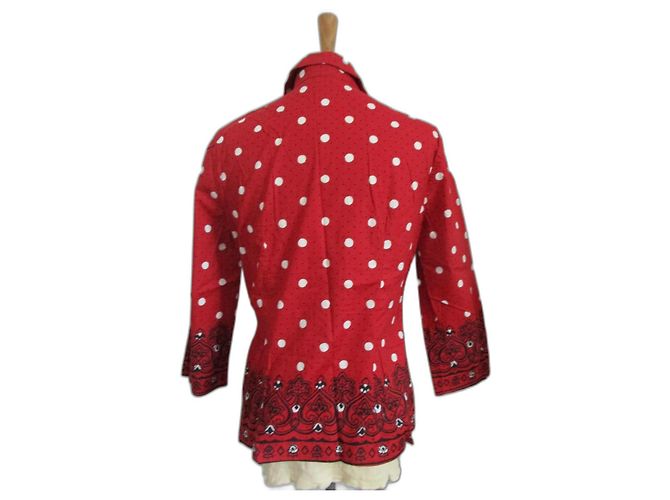 Autre Marque Camicia provenzale, taille 40. Rosso - vista 2