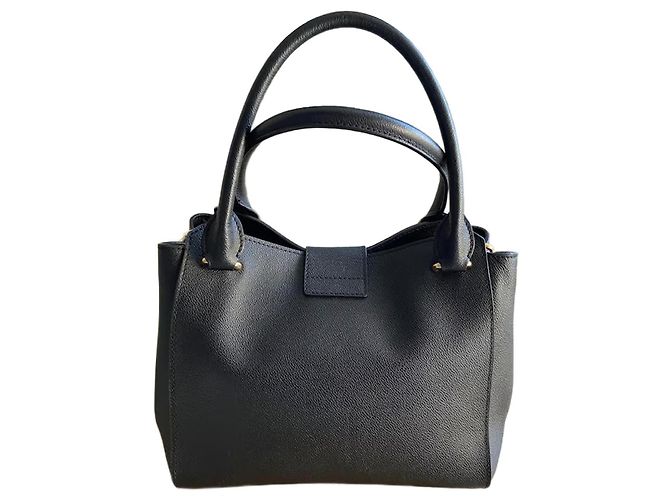 Borsa tote Buckle Burberry in pelle nera Nero - vista 2