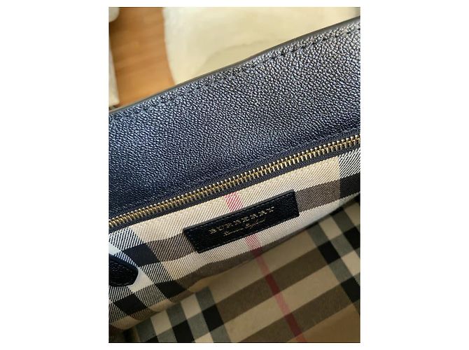Borsa tote Buckle Burberry in pelle nera Nero - vista 6