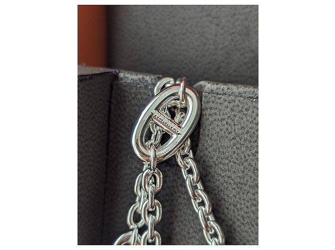 Hermès Farandole 160 Collana Lunga cm Argento 925 scatola Nuovo di zecca Silver hardware - vista 5