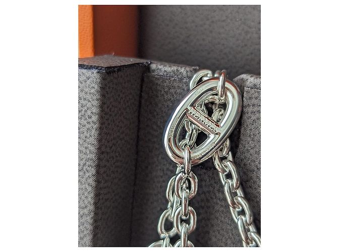 Hermès Farandole 160 Collana Lunga cm Argento 925 scatola Nuovo di zecca Silver hardware - vista 7