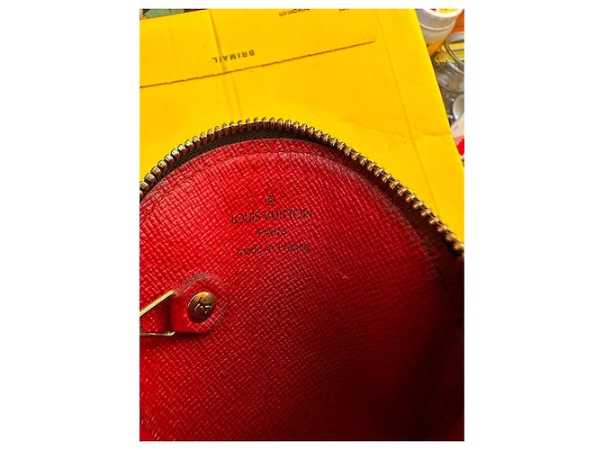 Zippy Louis Vuitton Cherry Round Coin Colección Murakami Castaño Roja Verde - vista 4