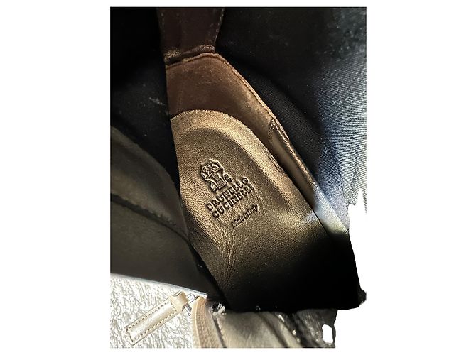 Brunello Cucinelli Botines de gamuza elástica - vista 11