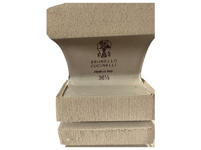 Brunello Cucinelli Botines de gamuza elástica - vista 6