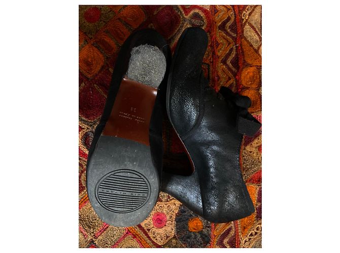 Zapatos de tacón Chie Mihara de piel negro y azul 39 - vista 3