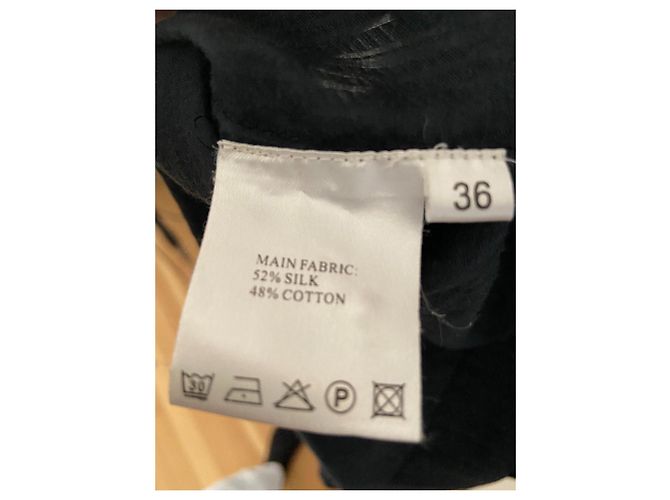 Stella Nova Midikleid aus Seide Schwarz - Ansicht 4