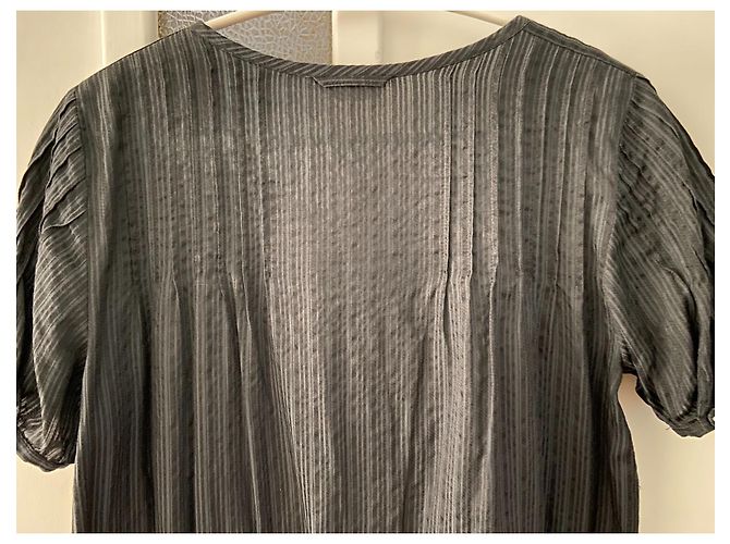 Stella Nova Midikleid aus Seide Schwarz - Ansicht 6