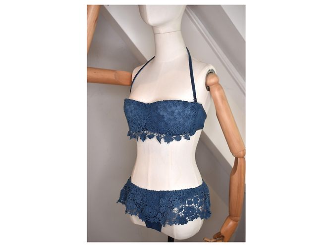 Ermanno Scervino Maiô de Renda Royal Denim - vista 2