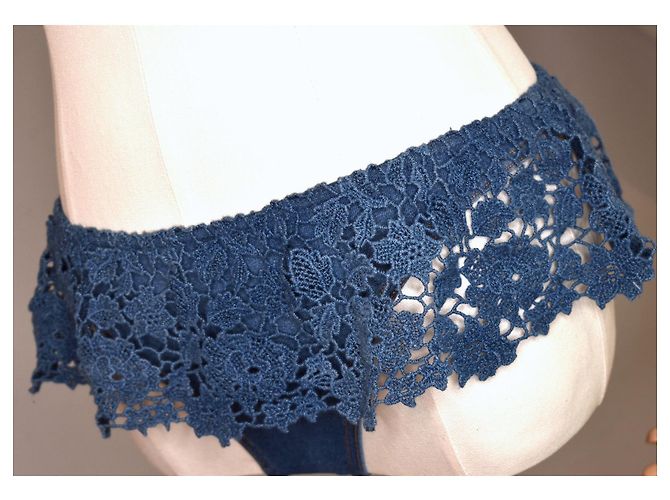 Ermanno Scervino Maiô de Renda Royal Denim - vista 7