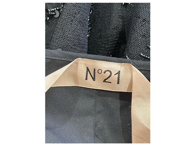 Vestido N°21 T.Internacional XS Algodón Negro - vista 5