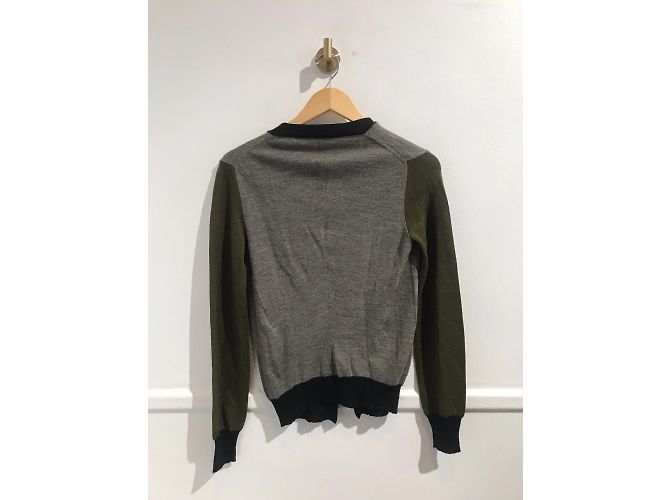 GOLDEN GOOSE Strickwaren T.International S Wolle Grau - Ansicht 3