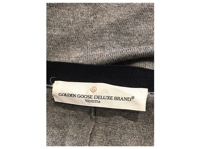 GOLDEN GOOSE Strickwaren T.International S Wolle Grau - Ansicht 4