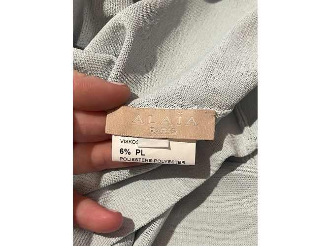 Alaïa ALAIA Strickwaren T.International S Viskose Blau - Ansicht 4