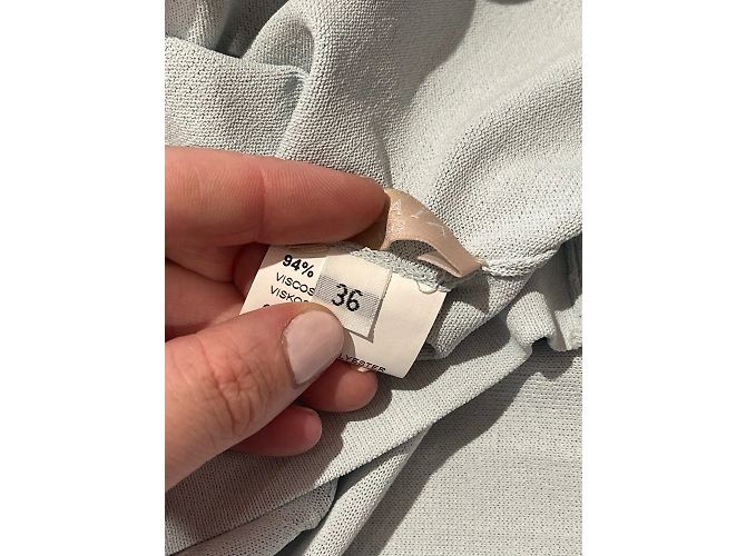 Alaïa ALAIA Strickwaren T.International S Viskose Blau - Ansicht 5