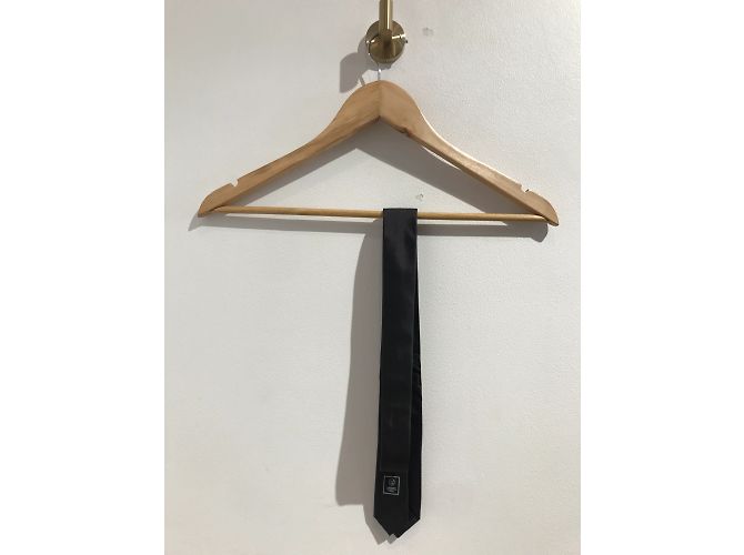 CHANEL Corbatas T.  Seda Negro - vista 3