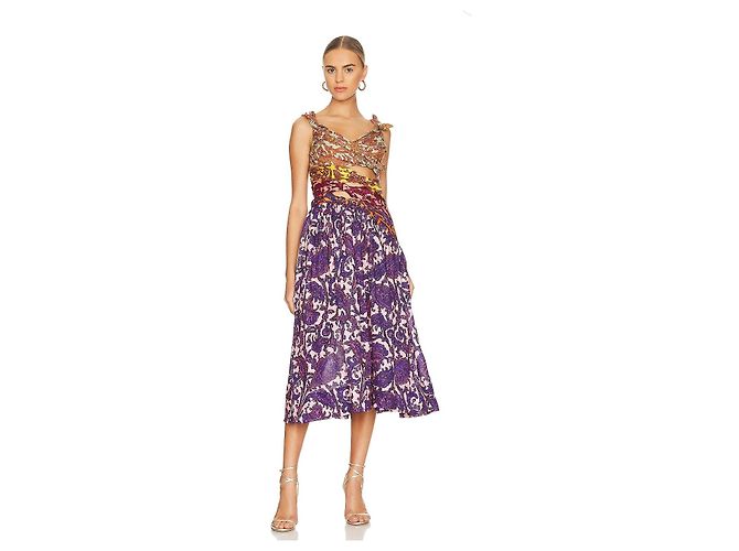 Zimmermann Tiggy Leinenkleid Mehrfarben - Ansicht 4