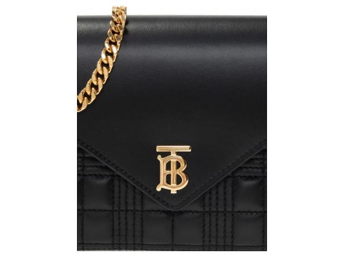 Burberry Gesteppte Lederhandtasche Schwarz - Ansicht 2