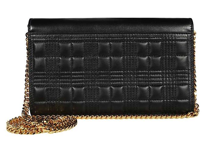 Burberry Gesteppte Lederhandtasche Schwarz - Ansicht 3