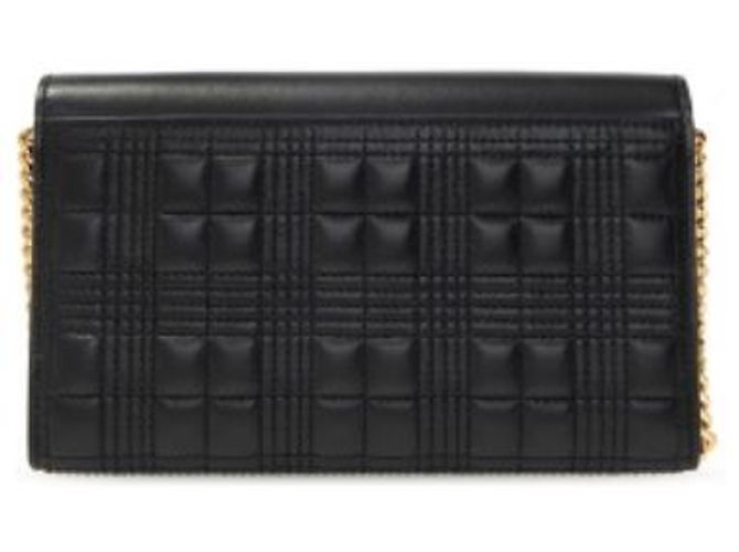 Burberry Gesteppte Lederhandtasche Schwarz - Ansicht 4
