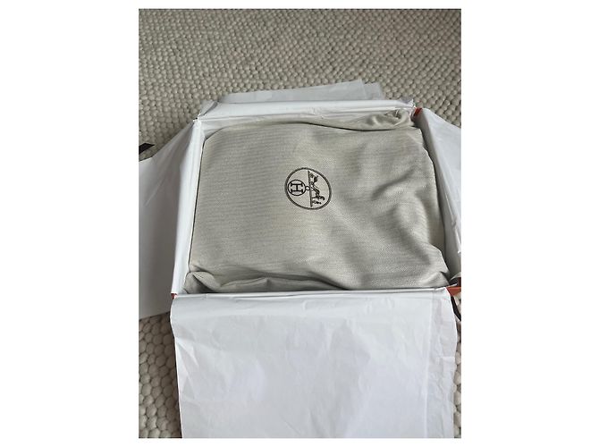 Hermès Constance 24 Pelle Verde Giada e Tela - vista 10