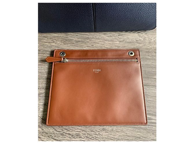Fendi Peekaboo Iseeu-Einkaufstasche Blau - Ansicht 5
