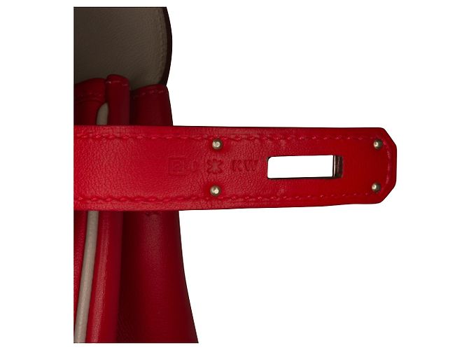 Hermès Hermes Red Swift Berline 28 Rot - Ansicht 8