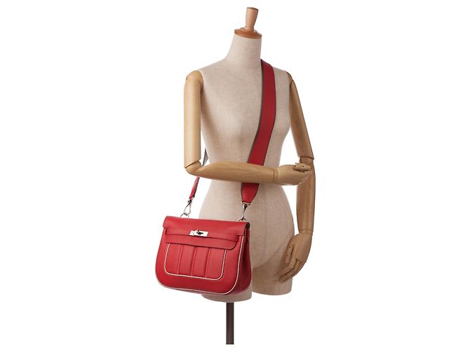 Hermès Hermes Red Swift Berline 28 Rot - Ansicht 9
