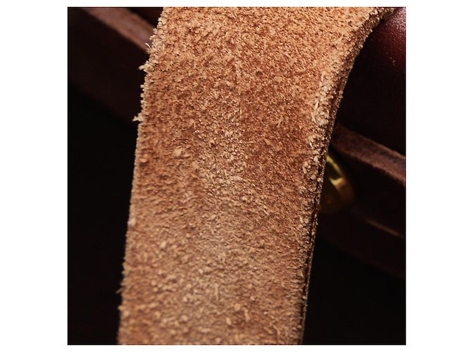 Hermès Hermes Brown Herbag Cabas Toile GM Marrone - vista 12