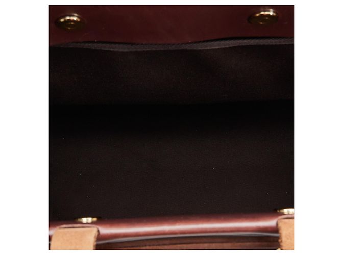 Hermès Hermes Brown Herbag Cabas Toile GM Marrone - vista 5