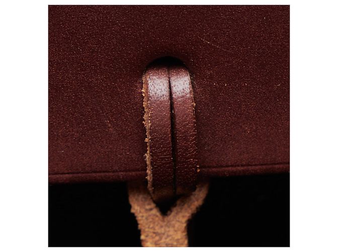 Hermès Hermes Brown Herbag Cabas Toile GM Marrone - vista 9