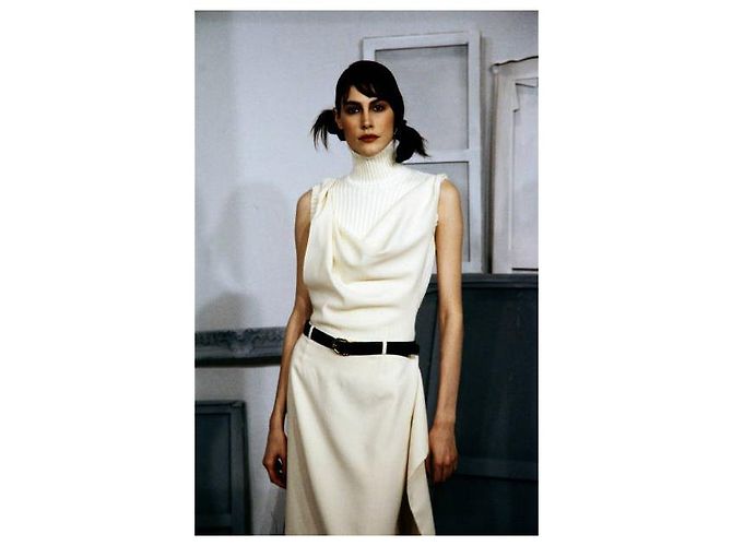 Christian Dior und John Galliano F/W 1999 Weste Beige - Ansicht 5