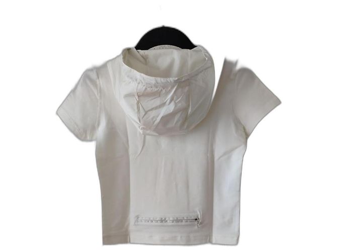 PRADA COTTON WHITE T-SHIRT Bianco - vista 2