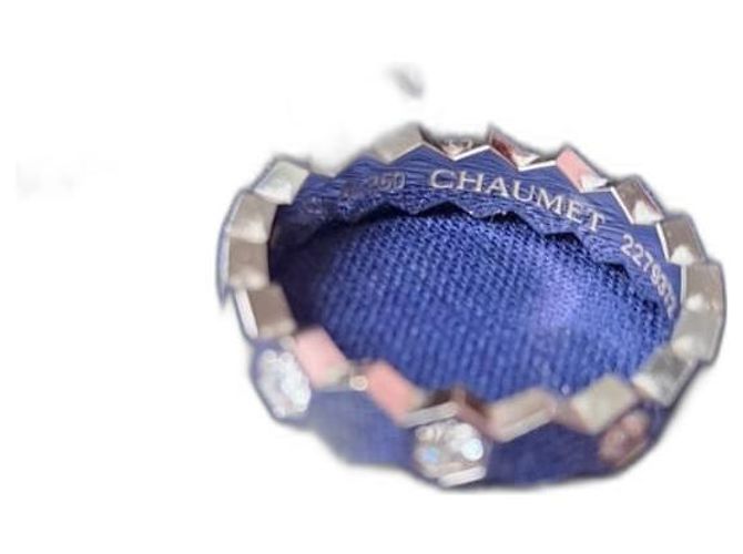 Anello Chaumet Bee My Love in oro bianco e diamanti Argento - vista 2