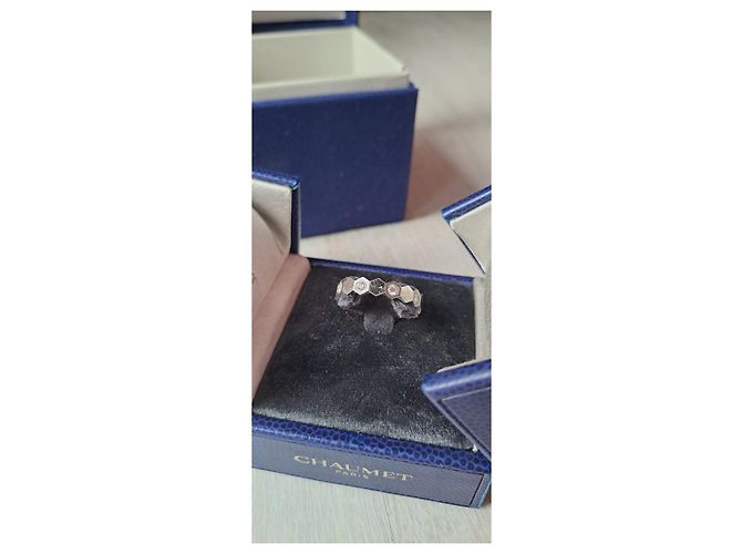 Anello Chaumet Bee My Love in oro bianco e diamanti Argento - vista 4