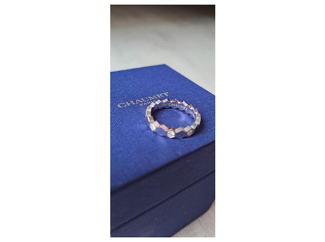 Anello Chaumet Bee My Love in oro bianco e diamanti Argento - vista 5
