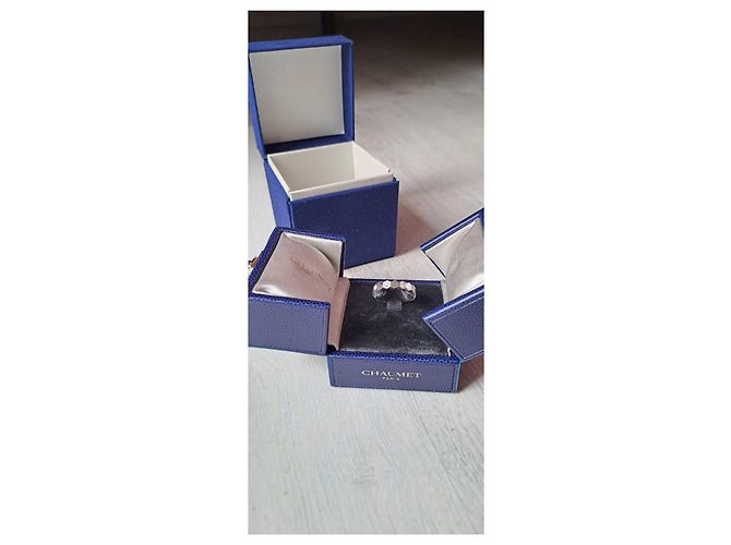 Anello Chaumet Bee My Love in oro bianco e diamanti Argento - vista 9